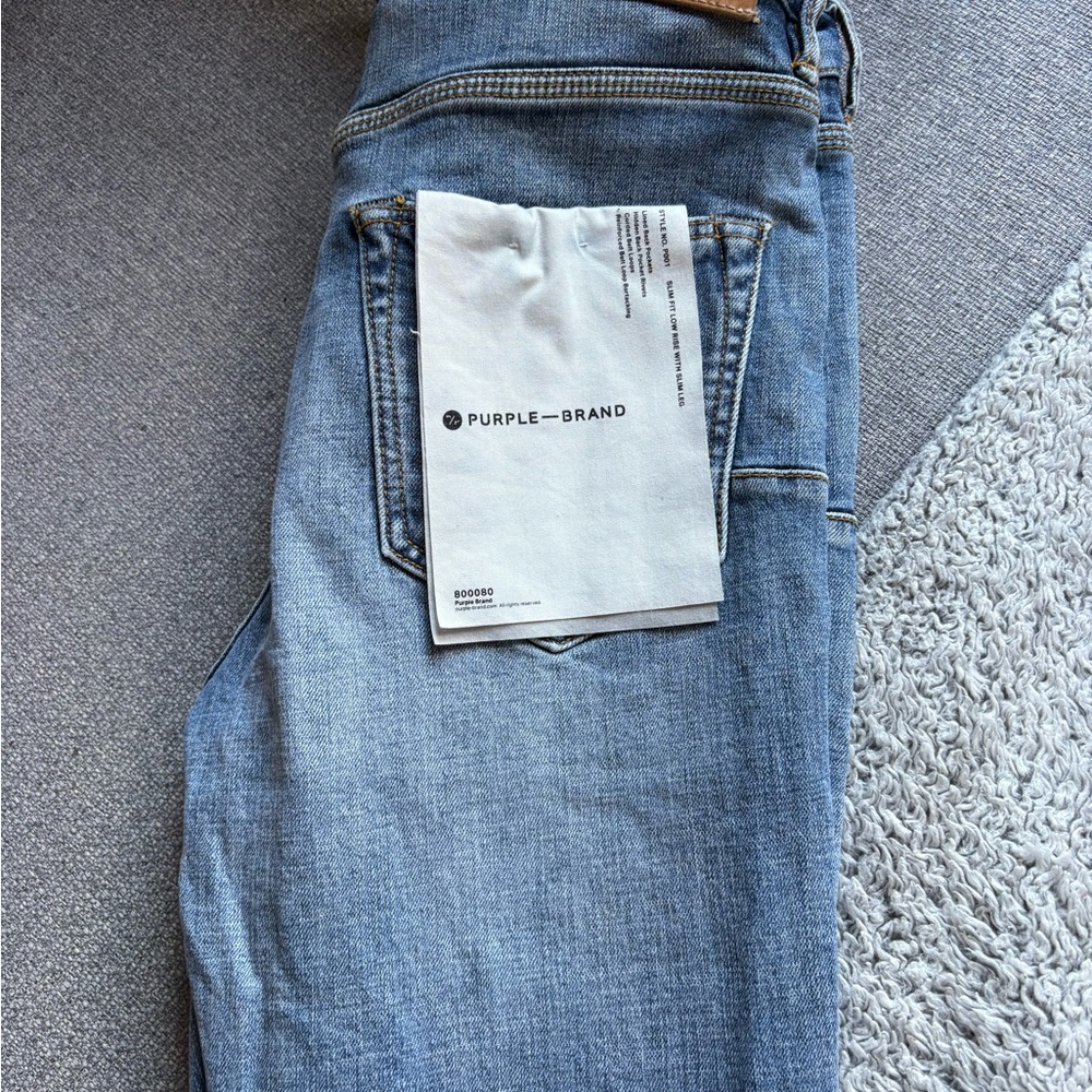 Men's Purple Brand Skinny Jeans - Blue
